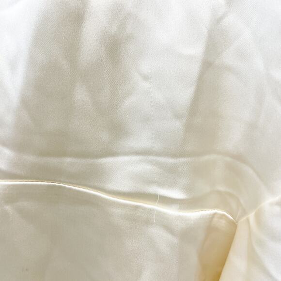 Kimchi Blue Women's Jensen Satin‎ Fluted Maxi Skirt Off White Size Small - Picture 9 of 10